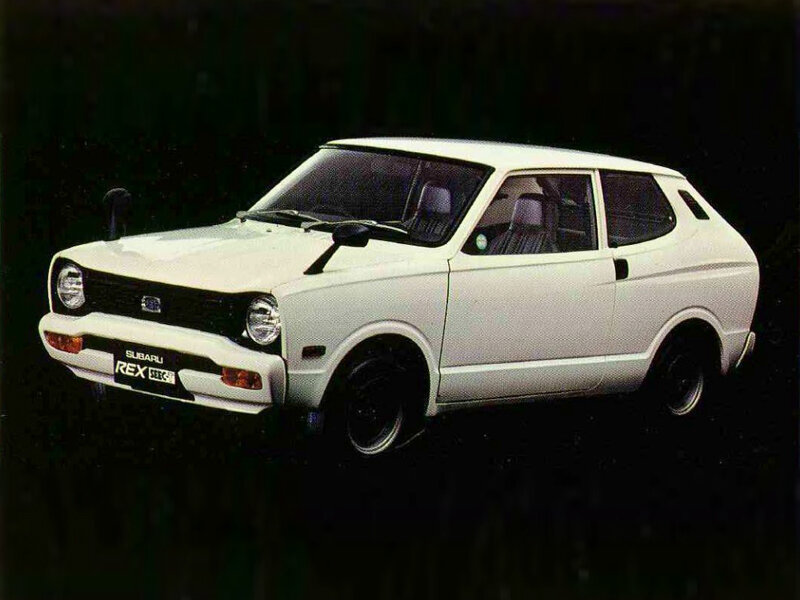 Subaru Rex (K22) 1 поколение, 2-й рестайлинг, купе (09.1974 - 04.1977)